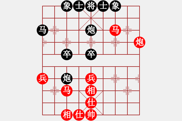 象棋棋譜圖片：老來學(xué)棋(8段)-和-zzxxzubc(9段) - 步數(shù)：40 