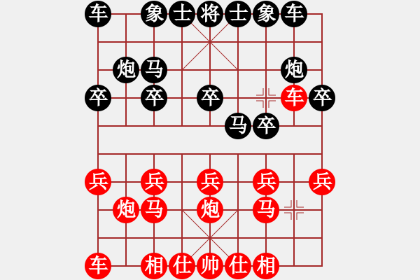 象棋棋譜圖片：棋善八下(5段)-負(fù)-美猴(6段) - 步數(shù)：10 