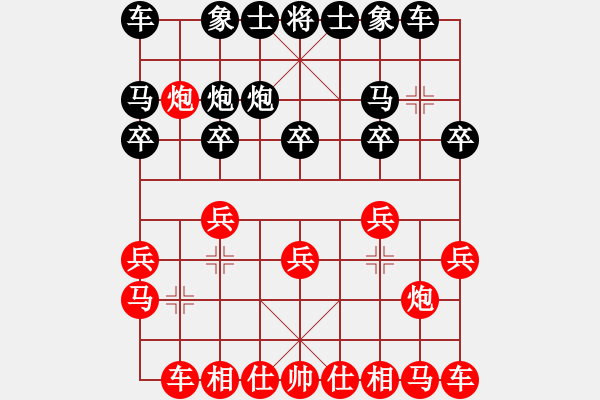 象棋棋譜圖片：鞍山王磊(風(fēng)魔)-和-孫大圣(天罡) - 步數(shù)：10 