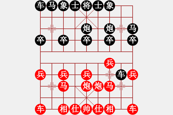 象棋棋譜圖片：沈陽 金松(大師)-勝-河北 閻文清(大師) 新凌云閣茶館棋評四 - 步數(shù)：10 