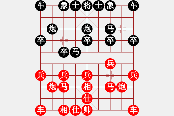 象棋棋譜圖片：2006年迪瀾杯弈天聯(lián)賽第二輪：海盜風(fēng)(3級)-負(fù)-象棋世家(人王) - 步數(shù)：10 