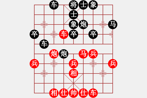 象棋棋譜圖片：佳佳元旦免(9星)-勝-暴風(fēng)女神(9星) - 步數(shù)：40 