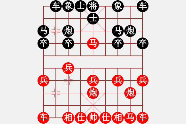 象棋棋譜圖片：葬心紅勝a382456【仙人指路】 - 步數(shù)：10 