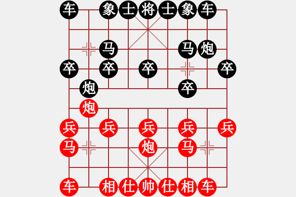 象棋棋譜圖片：ll328430ll[紅] -VS- bbboy002[黑] - 步數(shù)：10 