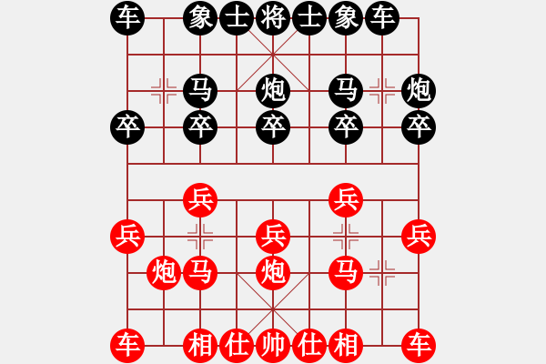 象棋棋谱图片：大师群-独孤剑VS大师群桦(2013-9-3) - 步数：10 