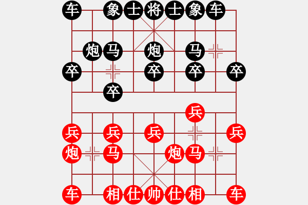 象棋棋譜圖片：日本 梅澤二郎 勝 日本 佐久間寬明 - 步數(shù)：10 