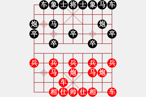 象棋棋譜圖片：無聲驚雷(2段)-負(fù)-弈林小童(3段) - 步數(shù)：10 