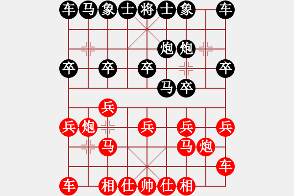 象棋棋譜圖片：‖棋家軍‖[474177218] -VS- 寶馬[461491682]業(yè)五 - 步數(shù)：10 