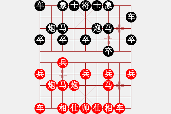 象棋棋譜圖片：棋仙山莊劉進(jìn)VS欺硬怕軟(2011 6 27) - 步數(shù)：10 