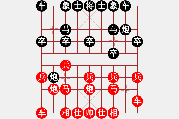 象棋棋譜圖片：開灤股份隊(duì) 黃仕清 勝 湖南九華隊(duì) 謝業(yè)枧 - 步數(shù)：10 