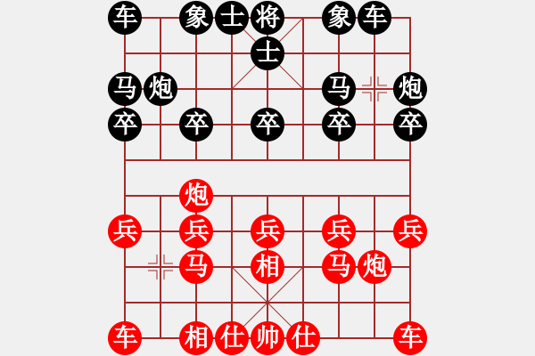 象棋棋譜圖片：沉魚落雁(日帥)-勝-名劍之戰(zhàn)旗(9段) - 步數(shù)：10 