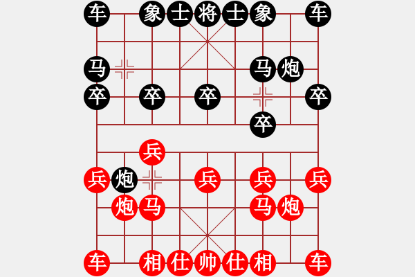 象棋棋譜圖片：專殺高手[紅] -VS- 行者必達(dá)[黑] - 步數(shù)：10 