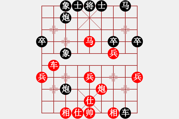 象棋棋譜圖片：求道大師(1段)-負(fù)-班門弄錘(1段) - 步數(shù)：40 