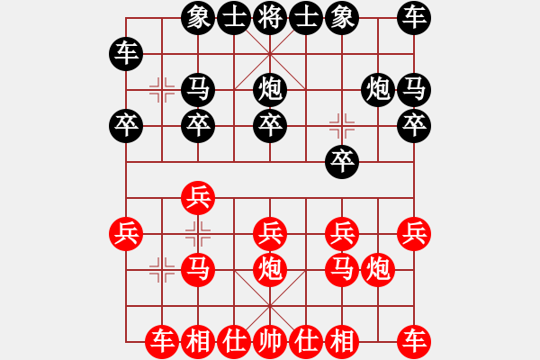 象棋棋譜圖片：街頭先勝浩瀚順炮16 - 步數(shù)：10 