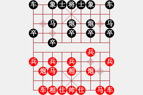 象棋棋譜圖片：愛(ài)玩 先負(fù) 葉大 - 步數(shù)：10 