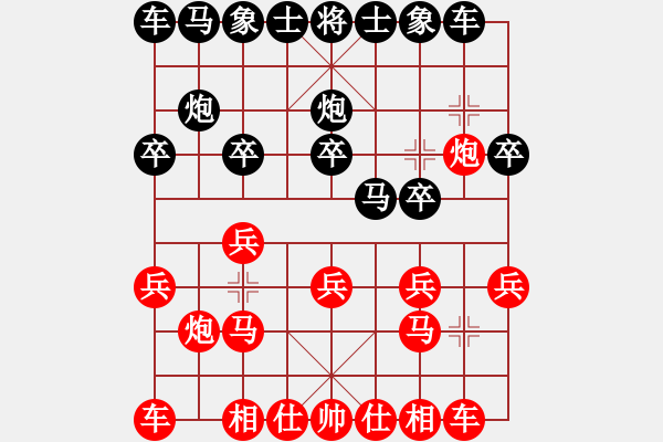 象棋棋譜圖片：偉偉 先負 平天大圣 - 步數(shù)：10 