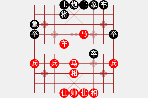 象棋棋譜圖片：貴卿法師(9段)-勝-滄海一刀(3段) - 步數(shù)：43 