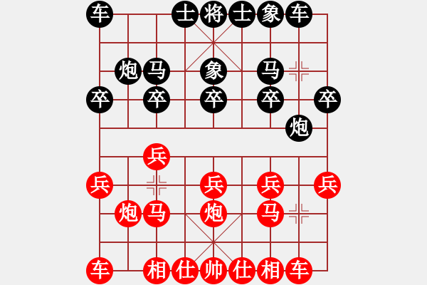 象棋棋譜圖片：芳齡十九學(xué)下棋 -VS- 幸福一生 - 步數(shù)：10 