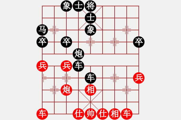 象棋棋譜圖片：《學(xué)習(xí)大師后手》單提馬士角炮右車巡河破仙人指路兩頭蛇正馬盤(pán)河右炮巡河 - 步數(shù)：40 