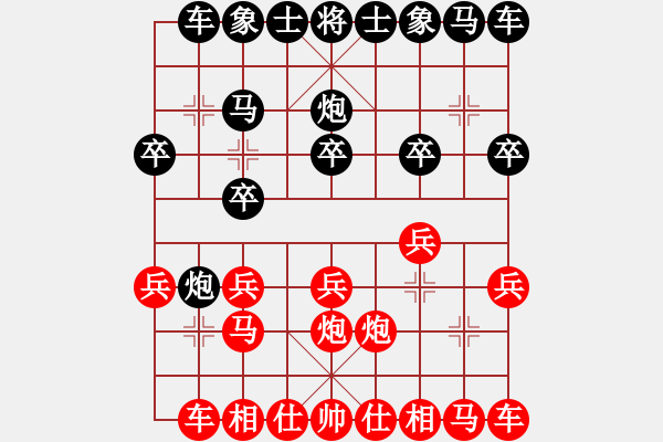 象棋棋譜圖片：百思不得棋解[575644877] -VS- 成功者[1229934191] - 步數(shù)：10 