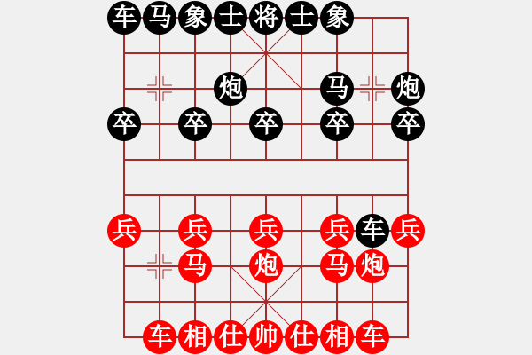 象棋棋譜圖片：將族(月將)-勝-小妖妖(2段) - 步數(shù)：10 