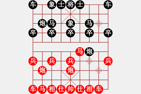 象棋棋譜圖片：多子走臭：棋苑大怪[紅] -VS- zhyy3721[黑] - 步數(shù)：10 