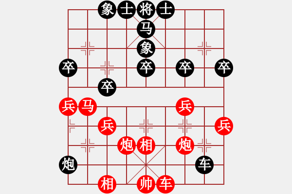 象棋棋譜圖片：作業(yè)2017070402 - 步數(shù)：36 