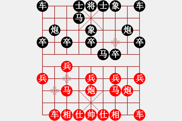 象棋棋谱图片：“惠州华轩杯”全国象棋甲级联赛第10轮：北京蒋川Vs河北陈翀 - 步数：10 