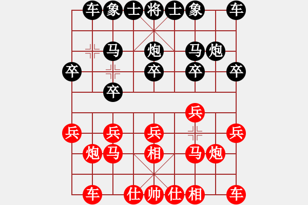 象棋棋譜圖片：天涯先勝乾巧 - 步數(shù)：10 