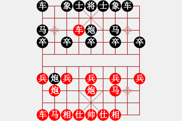 象棋棋譜圖片：順炮橫車對(duì)直車4 - 步數(shù)：10 