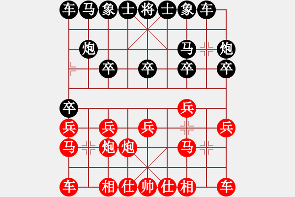 象棋棋譜圖片：緣份守望久(日帥)-和-超越三界(9段) - 步數(shù)：10 