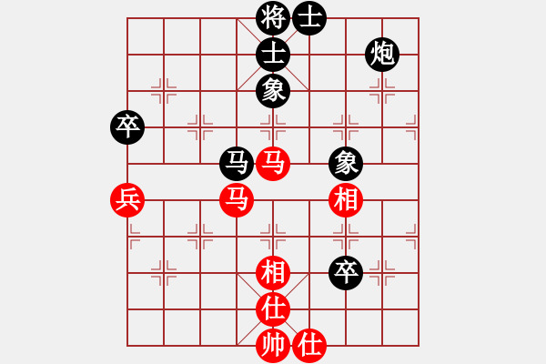 象棋棋譜圖片：棋俠王小丫(3段)-負-太行烽火(2段) - 步數(shù)：80 