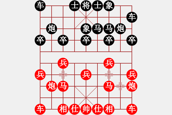 象棋棋譜圖片：小兔乖乖(9段)-勝-天津小胡子(月將) - 步數(shù)：10 