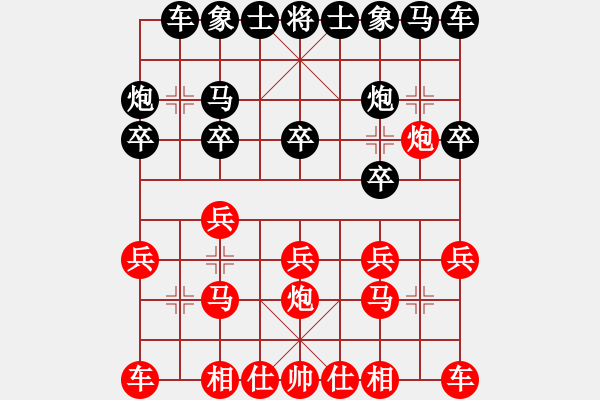 象棋棋譜圖片：打草驚蛇[592198417]（紅先負(fù)）過河卒㊣[570422264] - 步數(shù)：10 