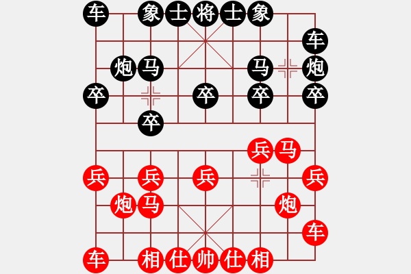 象棋棋譜圖片：女子組 4-18 浙江 陸遠(yuǎn) 紅先勝 浙江 姚歡氤 - 步數(shù)：10 