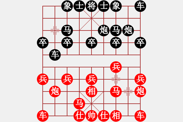 象棋棋譜圖片：至尊盟追命(日帥)-和-哥未曾一敗(9段) - 步數(shù)：10 