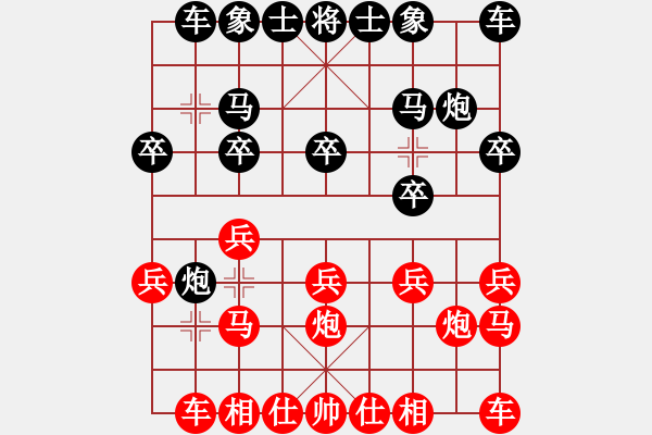 象棋棋谱图片：王跃飞 先胜 尚威 - 步数：10 
