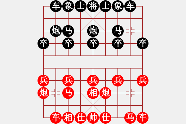 象棋棋譜圖片：浙江省智力運動管理中心 趙鑫鑫 勝 浙江省智力運動管理中心 王宇航 - 步數(shù)：10 