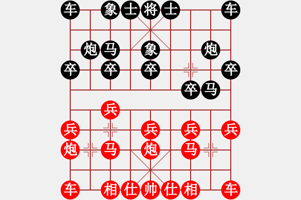 象棋棋譜圖片：王曉華 先勝 金松 - 步數(shù)：10 