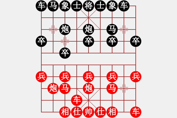 象棋棋譜圖片：落寞、年華[2556737745] -VS- 嘴角揚(yáng)揚(yáng)[50129759] - 步數(shù)：10 