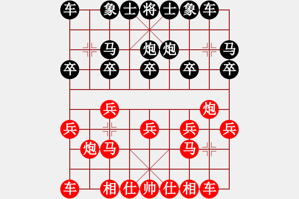 象棋棋譜圖片：敢死炮轉(zhuǎn)巡河炮4 - 步數(shù)：10 