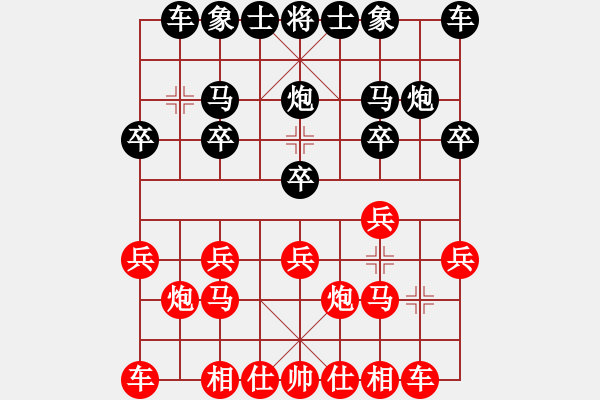 象棋棋譜圖片：處女沙加(3段)-負-南地球(6段) - 步數(shù)：10 