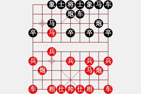 象棋棋譜圖片：無欲則剛[290819148] -VS- 橫才俊儒[292832991] - 步數(shù)：10 