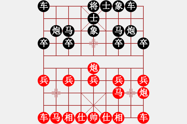 象棋棋譜圖片：菜菜杯對局選 一心一意負(fù)大頭月 - 步數(shù)：10 