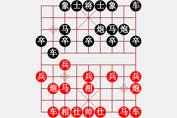 象棋棋譜圖片：眾神黃昏(電神)-勝-全麥牌啤酒(天罡) - 步數(shù)：10 