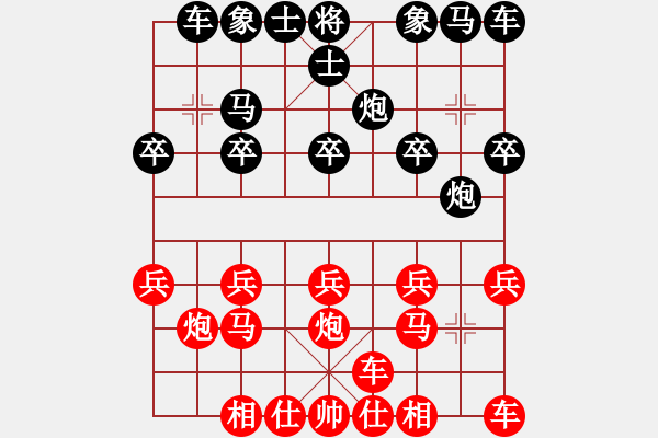 象棋棋譜圖片：橫才俊儒[292832991] -VS- 藍(lán)蘭[512867007] - 步數(shù)：10 