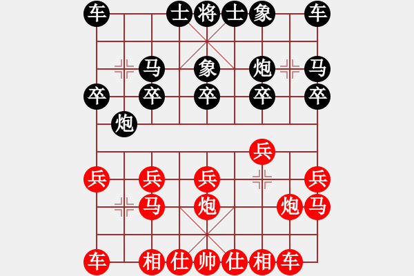 象棋棋譜圖片：host(1星)-負(fù)-攻殺練神(7弦) - 步數(shù)：10 