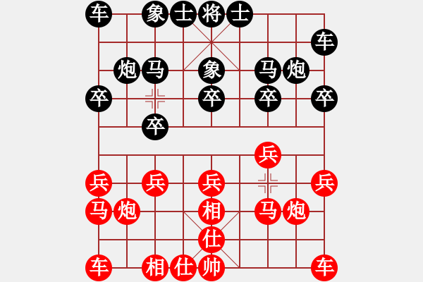 象棋棋譜圖片：鶴城醉公子(7段)-和-北極新奇兵(7段) - 步數(shù)：10 