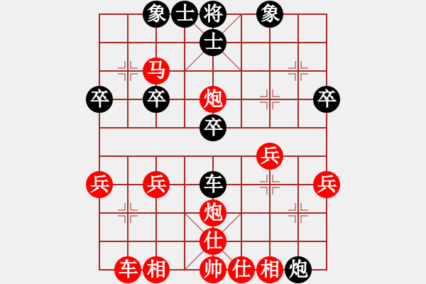 象棋棋譜圖片：列炮局（業(yè)三升業(yè)四評(píng)測(cè)對(duì)局）我先勝 - 步數(shù)：33 