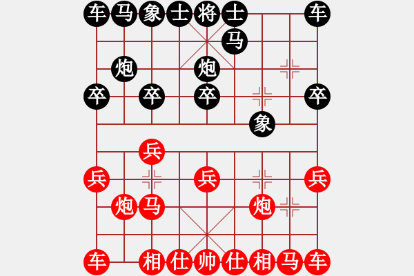 象棋棋譜圖片：休斯頓 謝文川 勝 卡加利 王君天 - 步數(shù)：10 